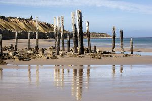 Old Jetty at  Port Wilunga 